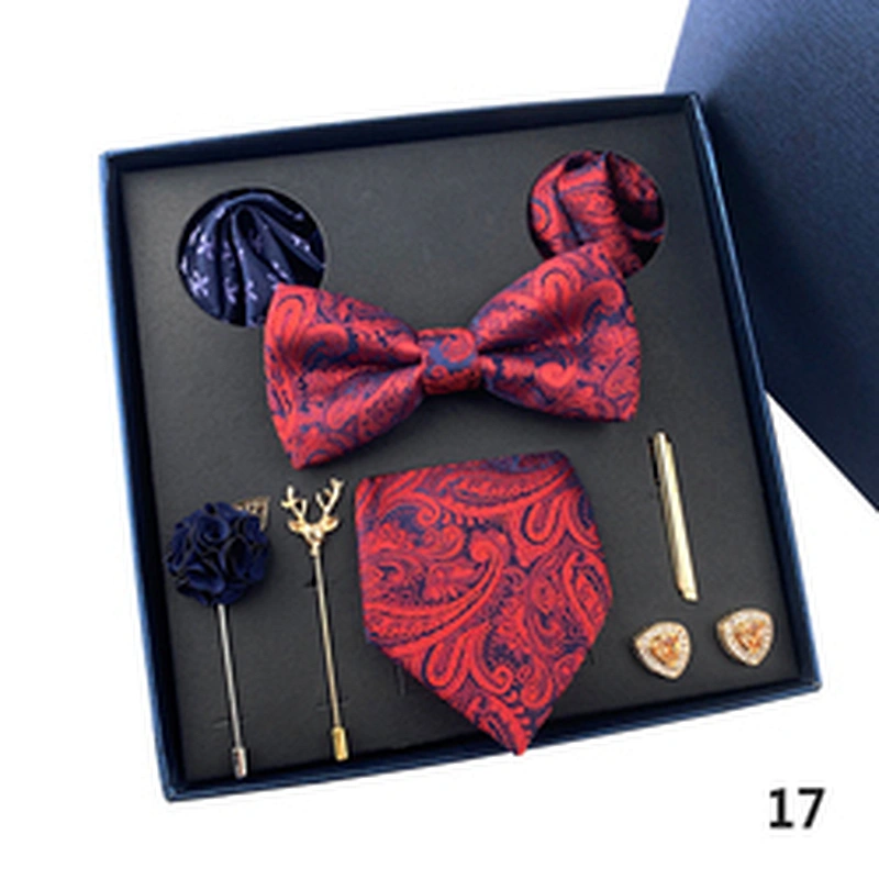 Custom Silk Tie Normal Corbata Hombre Jacquard Cravate En Soie Mens Ties Silk Box Set