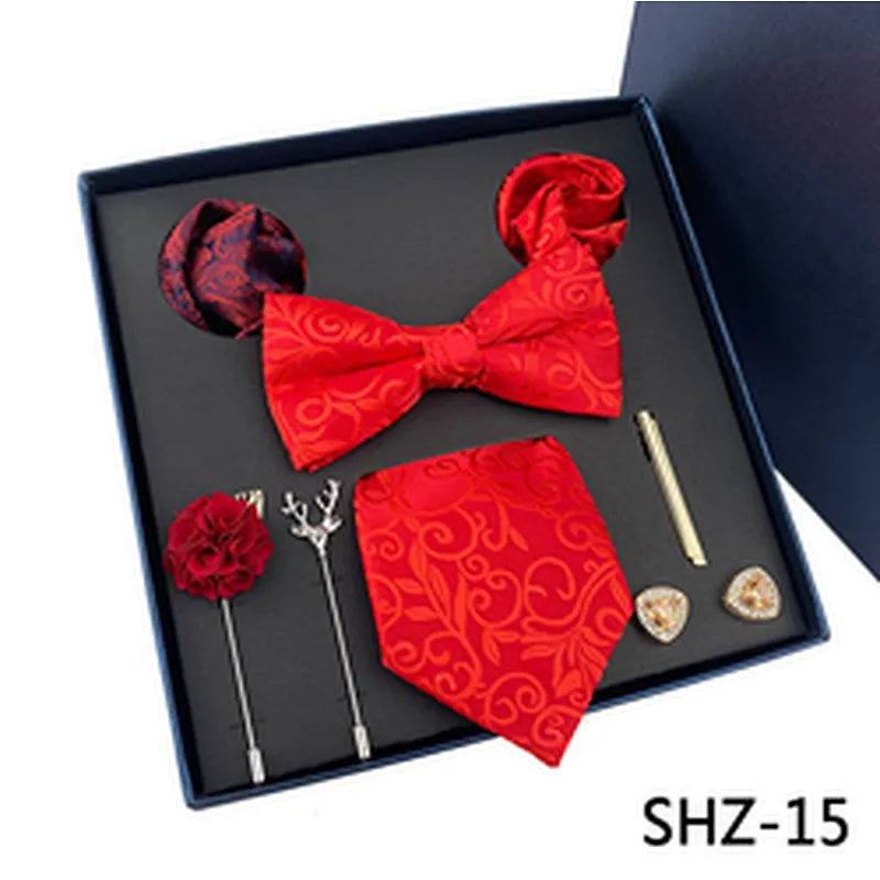 Custom Cufflinks Men Luxury Gold Silver Bouton Manchette Fashion Cuff Links Tie Clips with Gift Box