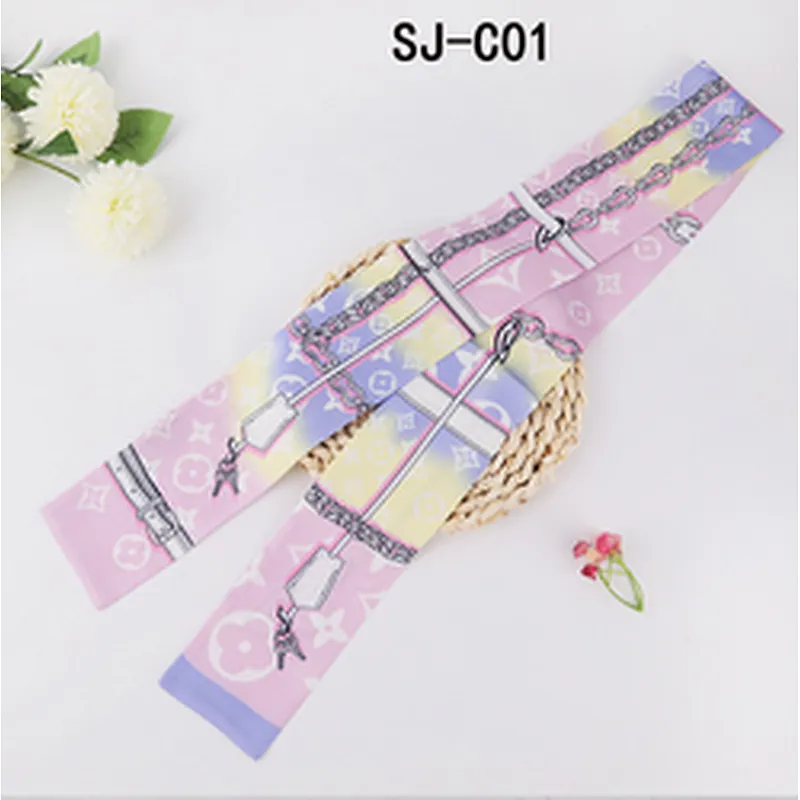 Custom Personalized Satin Hair Scarf Fresh Foulard Pour Femm Voil Custom Logo Other Scarves & Shawls