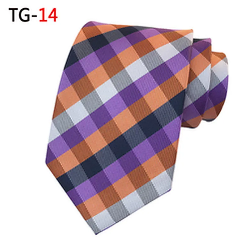 Classic Stripe Neck Ties For Men Luxury Ties Men Custom Logo Polyester Woven Corbatas Hombres