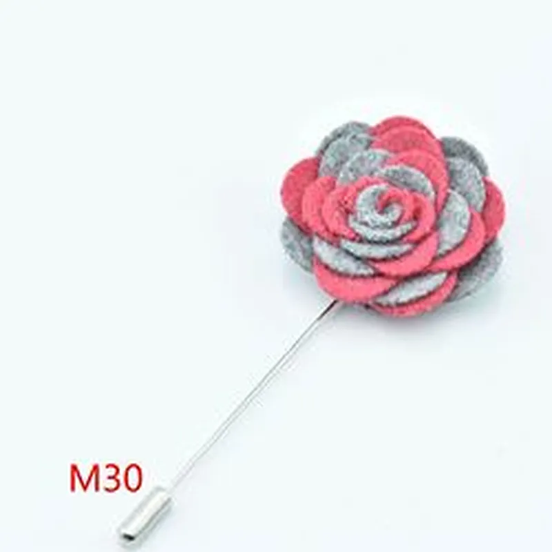 Designer Brooch Popular Brands Fashionable Wedding Corsage Flower Lapel Pins Mens Suit Custom