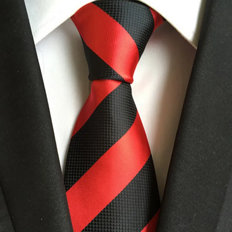 Custom Neck Ties For Men Fashion Gravata Masculina Casual Grid Silk Necktie Set Gift Box