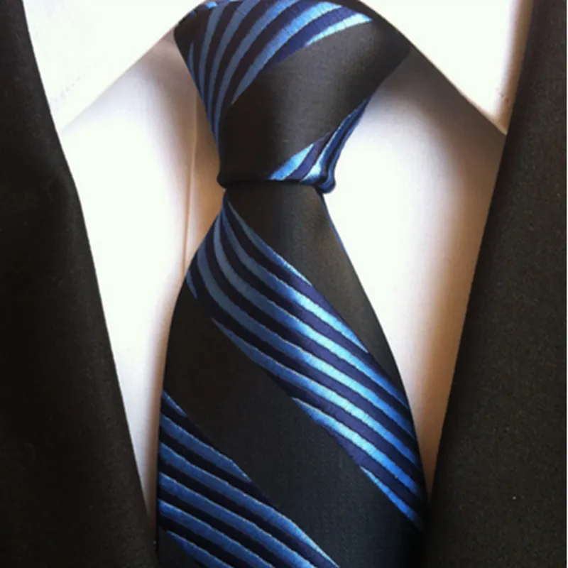 Wholesale Gravata Masculina Fashion Neck Ties For Men Casual Grid Silk Necktie Set Gift Box