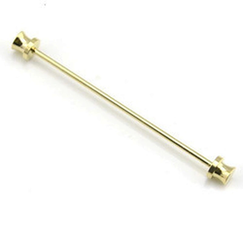 Stock Metal Brass High Quality Fashion Custom Shirt Collar Pin For Men