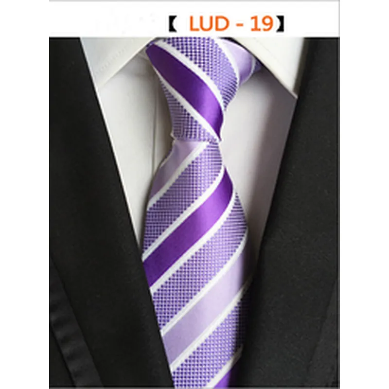 Custom Gravata Fashion Neck Ties For Men Casual Grid Silk Necktie Gift