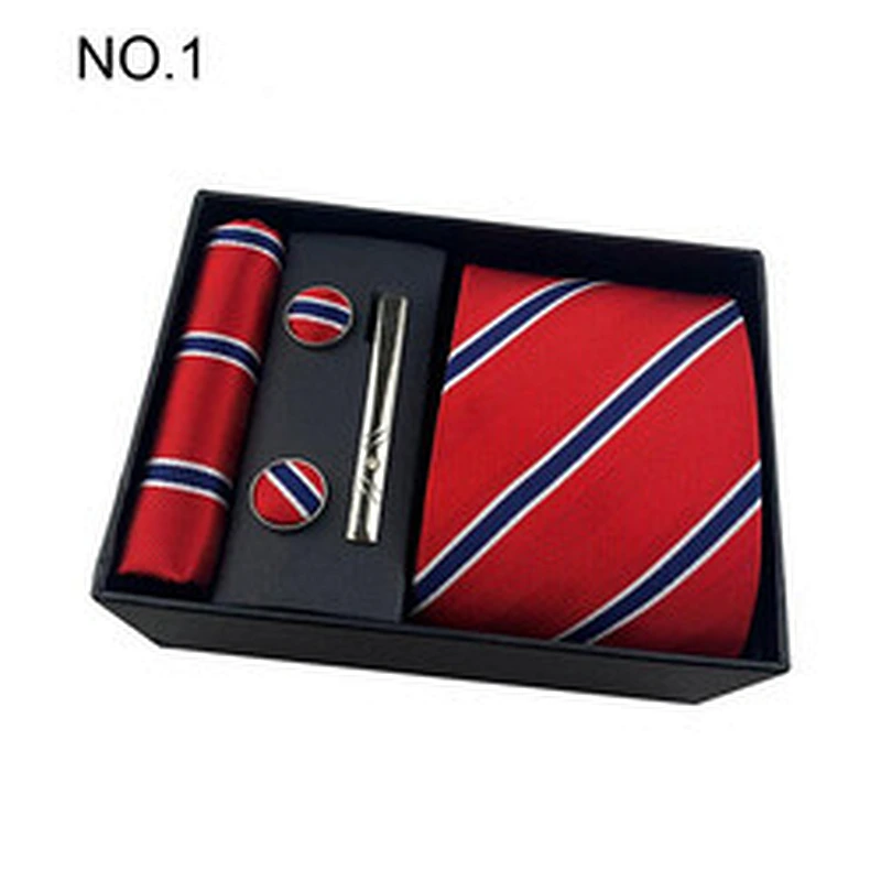 Fashion Mens Custom Business Cufflinks And Ties Gift Set