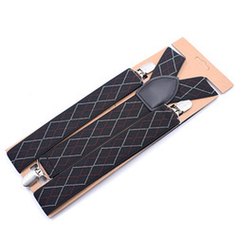 hot sale mens multi color polka dot  and stripe pattern suspenders