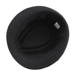 New Fashion Spring Summer Unisex Solid Color Linen Jazz Cap Fedora Hat For Decorate Beach Tourism