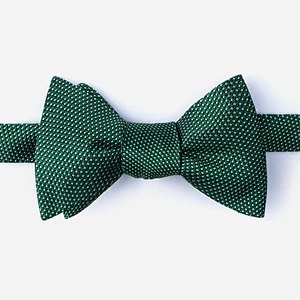 customized fashion dark blue self tie bow tie for men