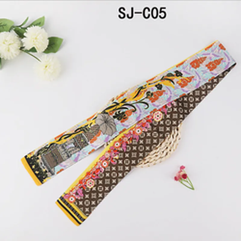 Custom Personalized Satin Hair Scarf Fresh Foulard Pour Femm Voil Custom Logo Other Scarves & Shawls