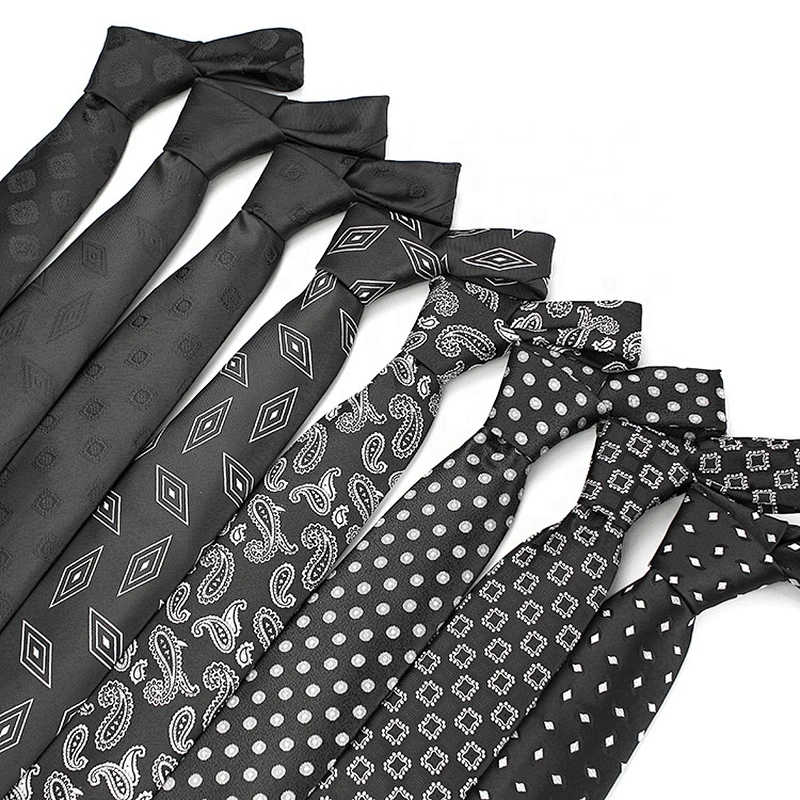 Sublimation Necktie Silk Custom Silk Ties For Men Italian Wholesale Jacquard Dot Cravate pour homme