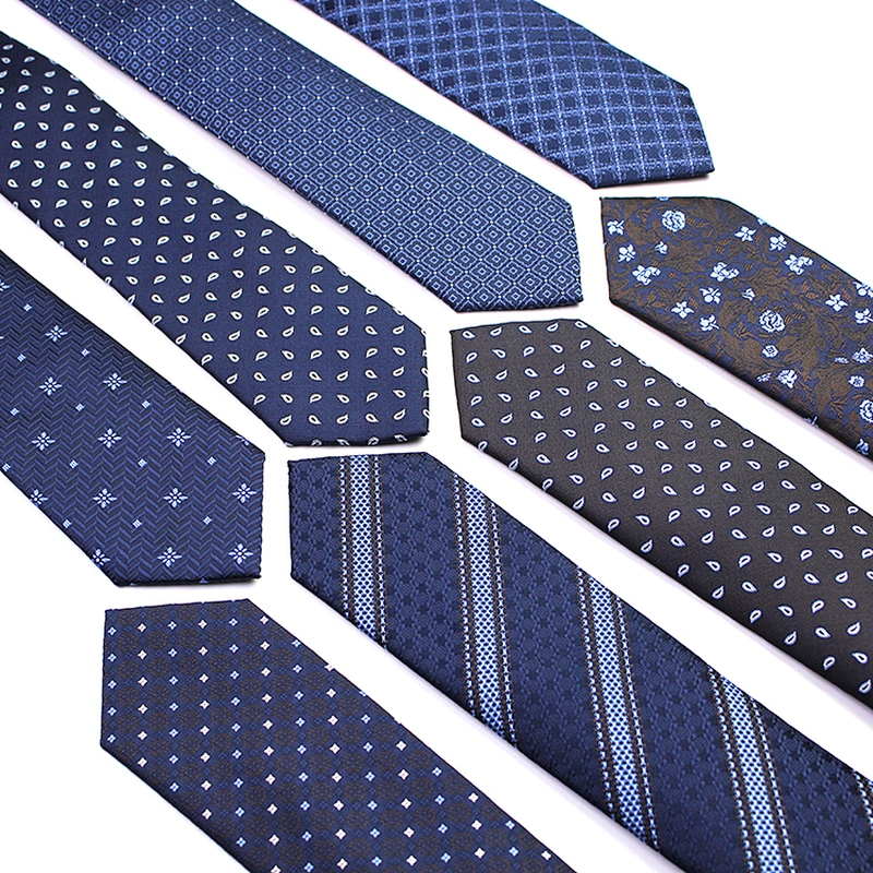 Custom Necktie Manufacturer Sublimation Neckties Jacquard School Tie Uniform Paisley Italian Neck Ties For Men
