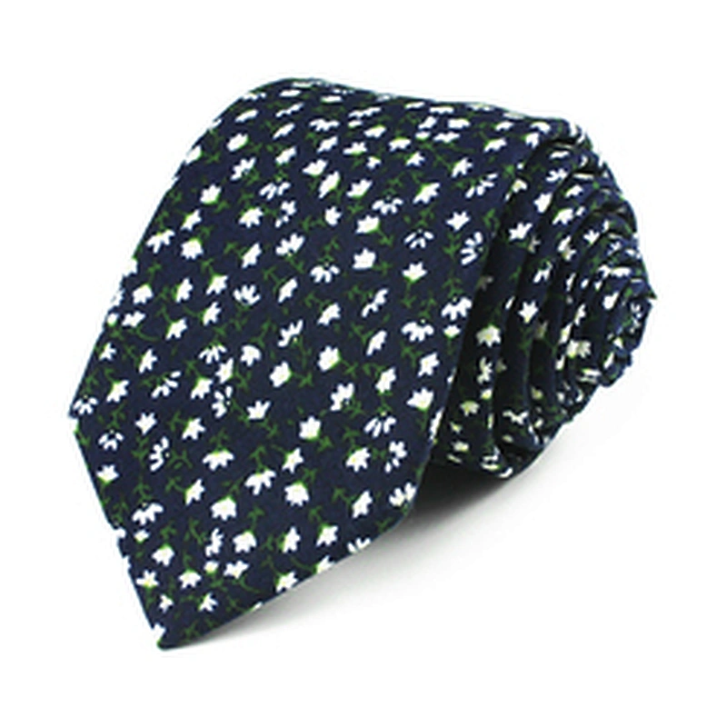 Wholesale Cotton Necktie Fancy Floral Tie Cotton Ties For Men Italian