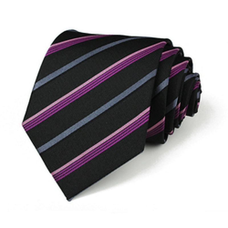 Custom Silk Necktie For Men Luxury Silk Tie Sets Classical Jacquard Checked Striped Tie For School ChIdren