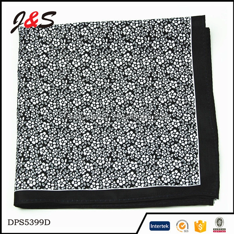Wholesale High Quality Custom Handkerchief Men 100% Silk Custom Logo Accept Custom Printed Adults