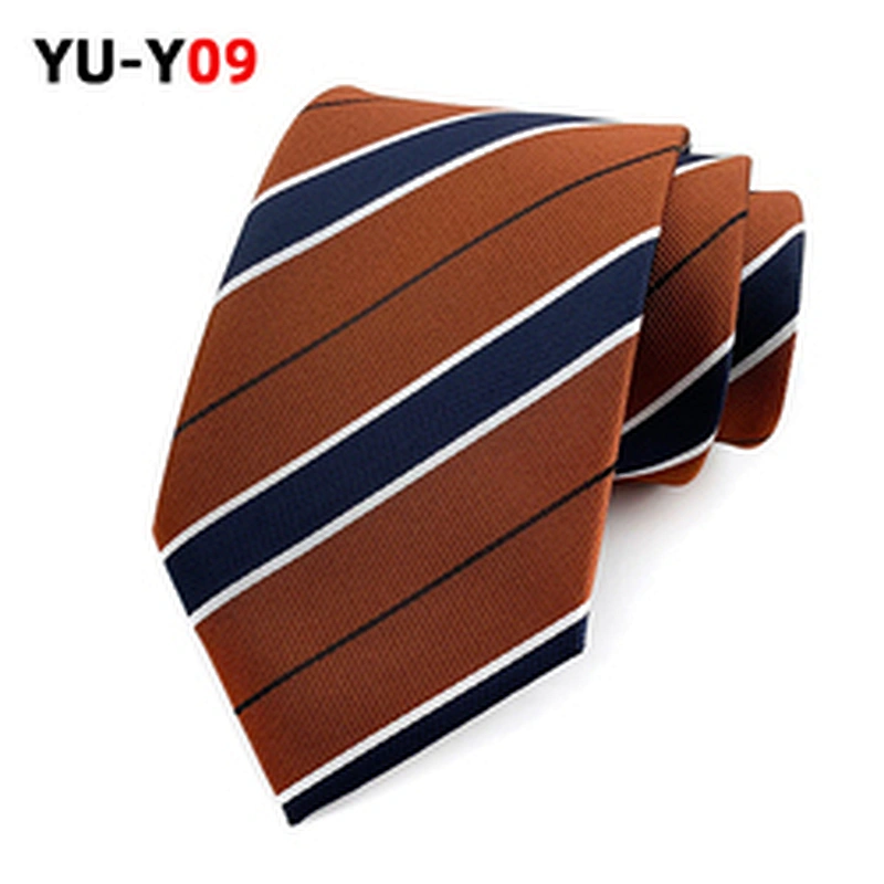 Wholesale classical Stripe Men Ties Custom Necktie Luxury Mens Polyester Ties