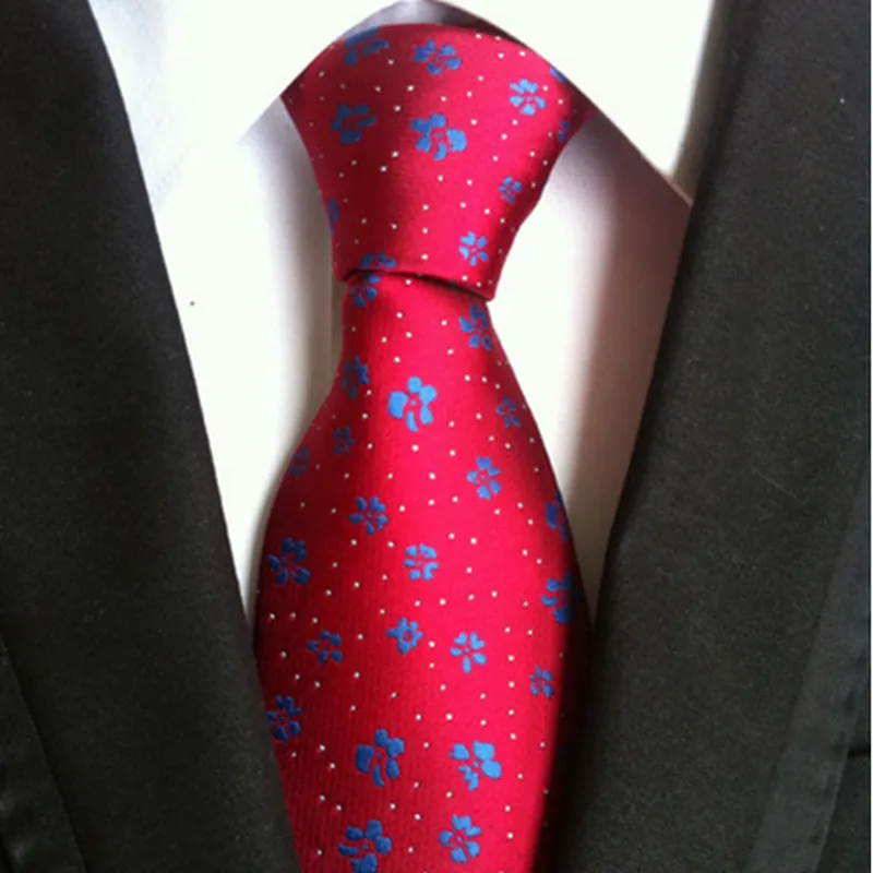 Custom Neckties Men Luxury Jacquard Cravate Homme Polyester Paisley Silk Ties