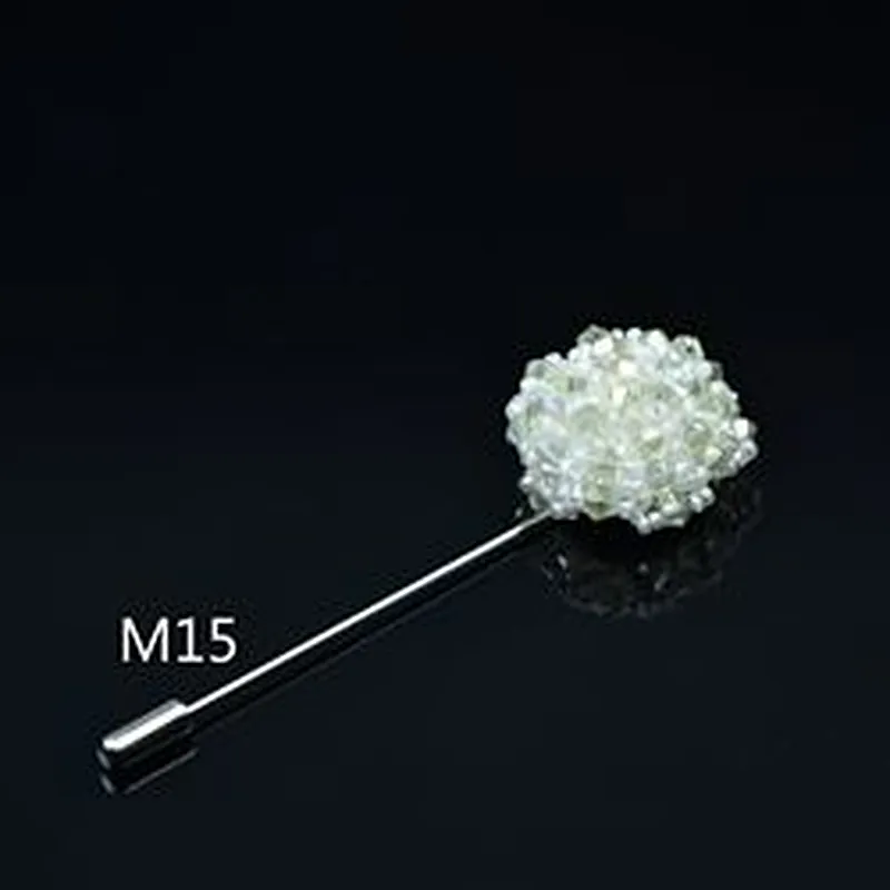 Groomsman Corsage Flower Fashionable Broches Pins Brooches Women Custom Lapel Pins For Suit Men