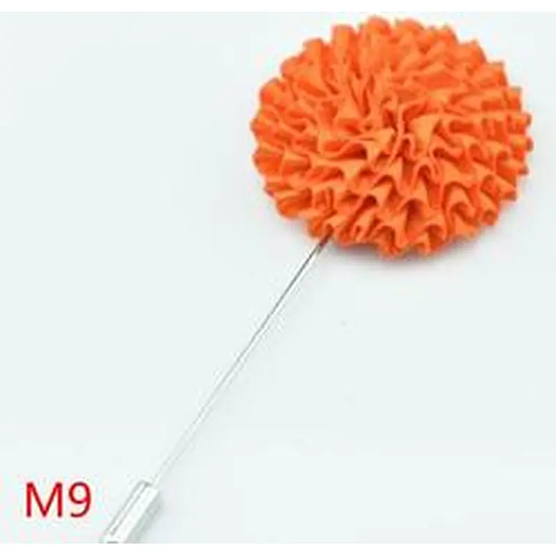 Designer flower brooch lapel pin Luxury groomsman corsage flower Custom lapel pins for suit men