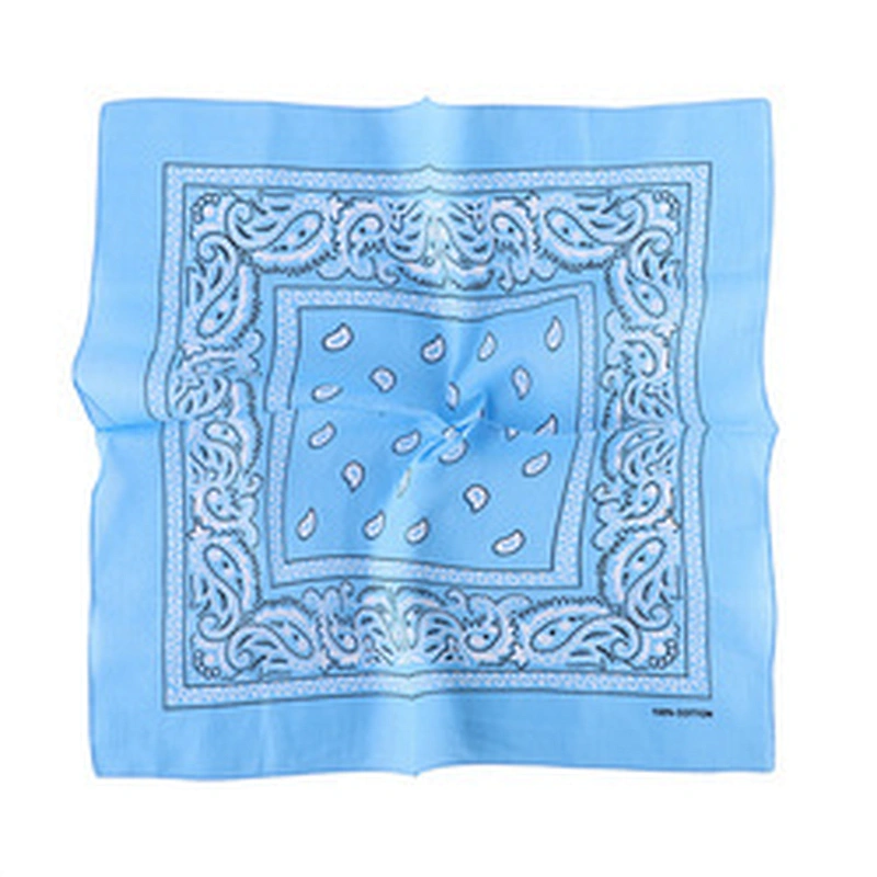 Wholesale Fashion cotton polyester silk square Handkerchief Printing Bandana Cheap Cotton Bandana