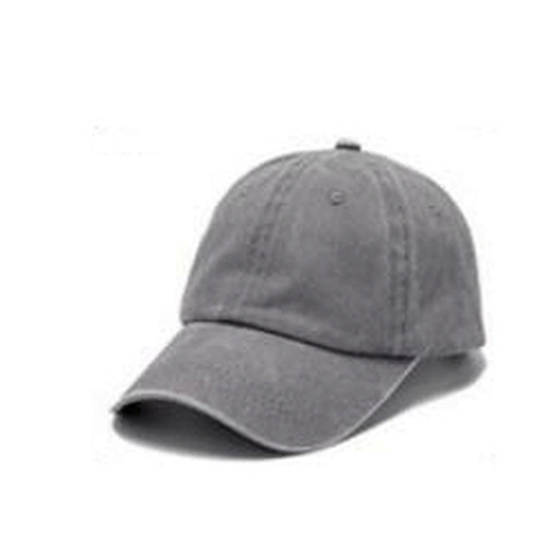 Wholesale Unisex 6 Panel Blank Embroidery Logo Cotton Washing Distressed Vintage Custom Baseball Trucker Hat Cap