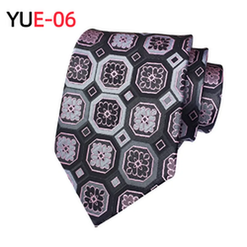 Custom Jacquard Woven Gravatas Masculina Polyester Lattice Neck Ties For Men Luxury Paisley Necktie