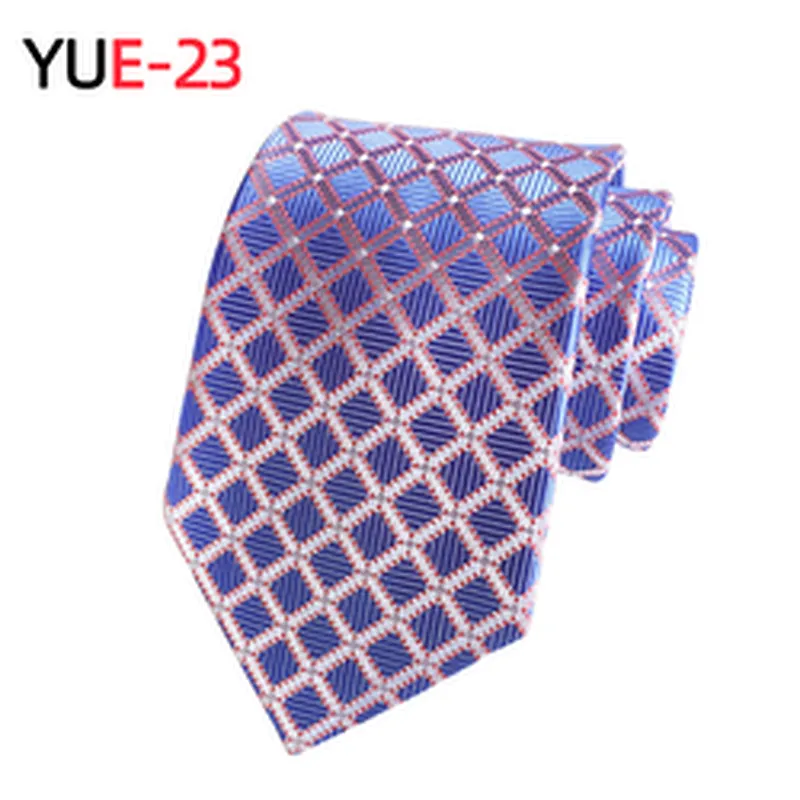 Luxury Paisley Necktie Polyester Lattice Neck Ties For Men Custom Jacquard Woven Gravatas Masculina