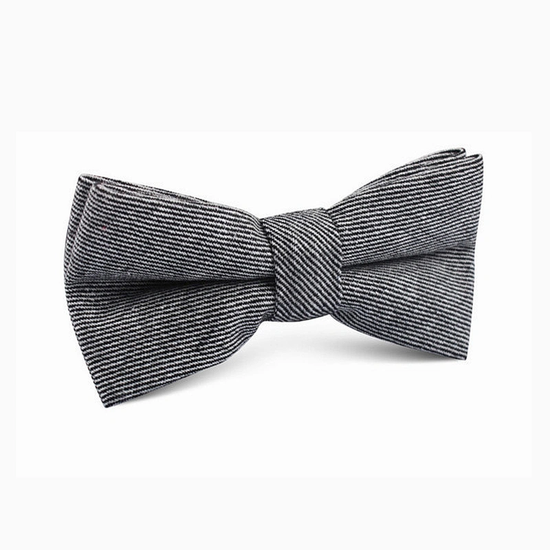 Stripe Plain Wool Bow Tie White Leisure Custom Men Custom Designs Colorful Checked Polybag Printed