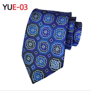 Luxury Paisley Necktie Polyester Lattice Neck Ties For Men Custom Jacquard Woven Gravatas Masculina