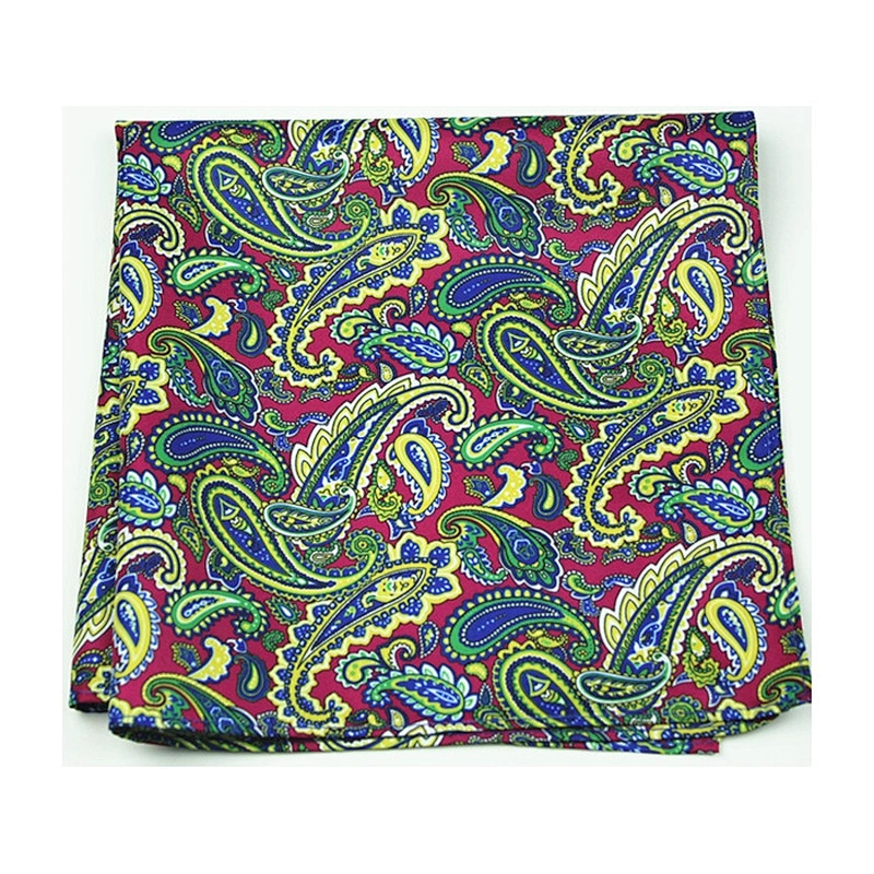 factory price customised hand rolled hem zephyr pocket square