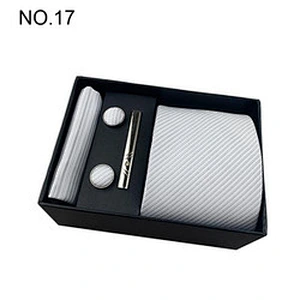 Fashion Mens Custom Business Cufflinks And Ties Gift Set