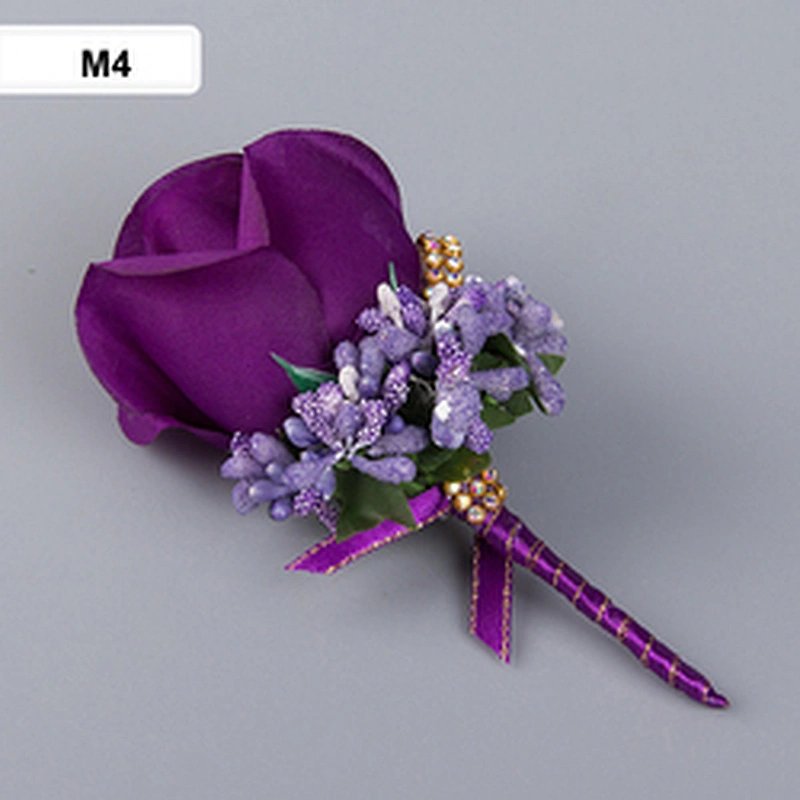 Designer Brooches And Pins Fashionable Wedding Boutonniere Flower Wedding Custom Logo Lapel Pin Packaging