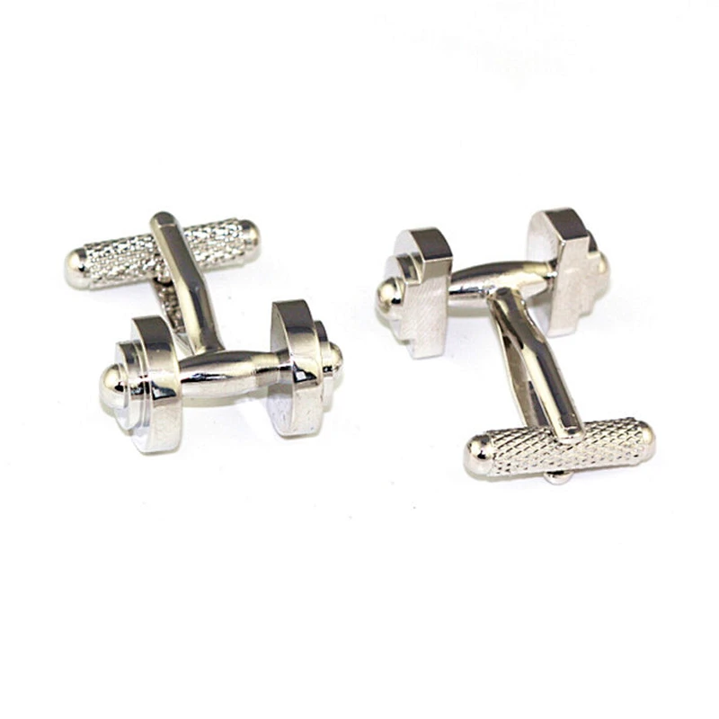 Popular silver alarm clock cufflinks