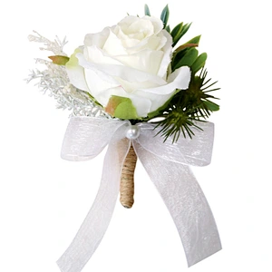 Designer Brooches Pins Women Customize Flower Wrist Corsage Fashionable Groom Boutonniere Flower Wedding