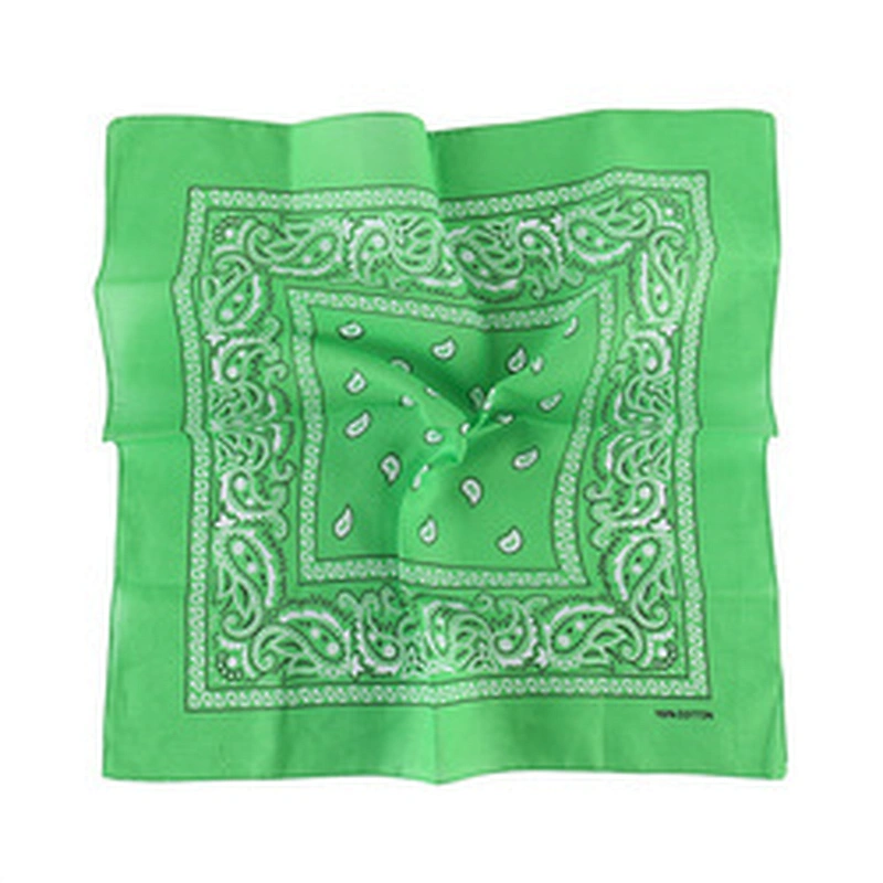 Wholesale Fashion cotton polyester silk square Handkerchief Printing Bandana Cheap Cotton Bandana