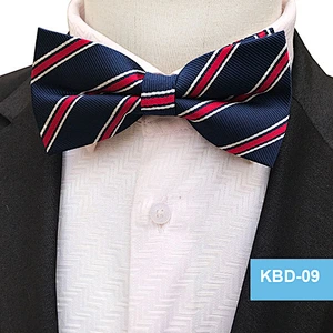 Custom Bow Tie Kids Fashion Casual Boys Bow Tie Set With Logo Polyester Grid Italian Bow Ties For Men