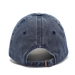 Wholesale Unisex 6 Panel Blank Embroidery Logo Cotton Washing Distressed Vintage Custom Baseball Trucker Hat Cap