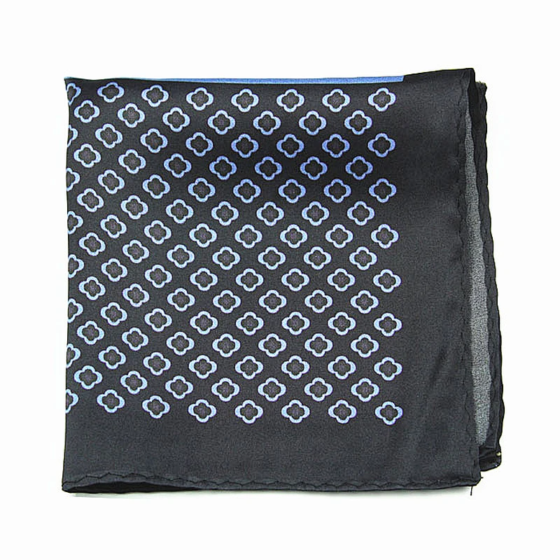 customise handkerchief dot pocket square high quality handchief silk DPS5710