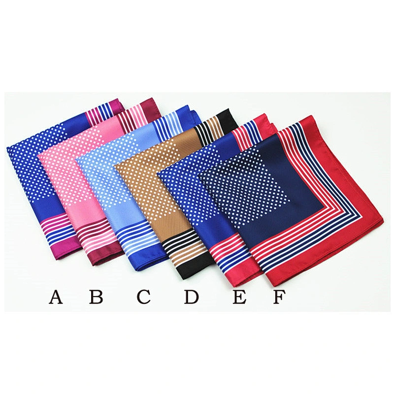 100%polyester handkerchief cloth pocket square DPS5389D