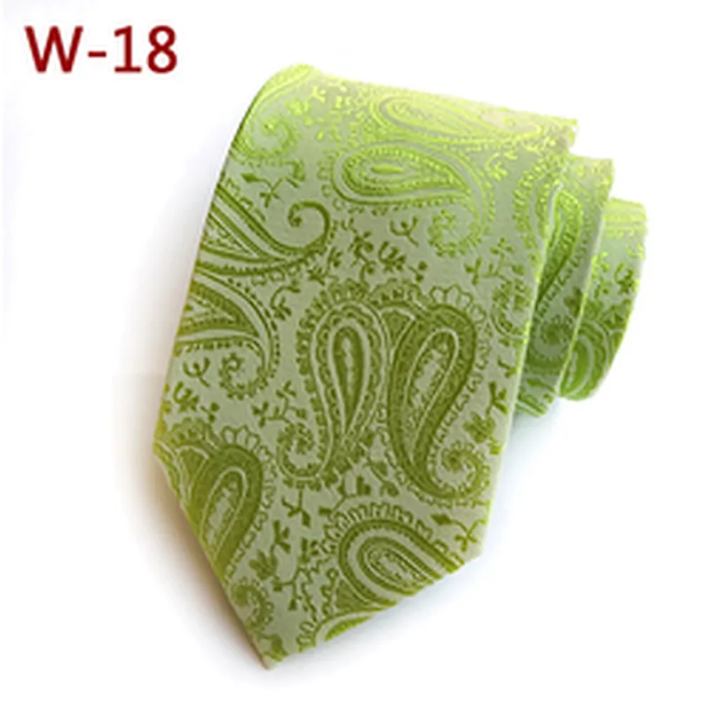 Casual Cravate Pour Homme Polyester Paisley Neck Ties For Men Custom Neckties Men Jacquard Woven