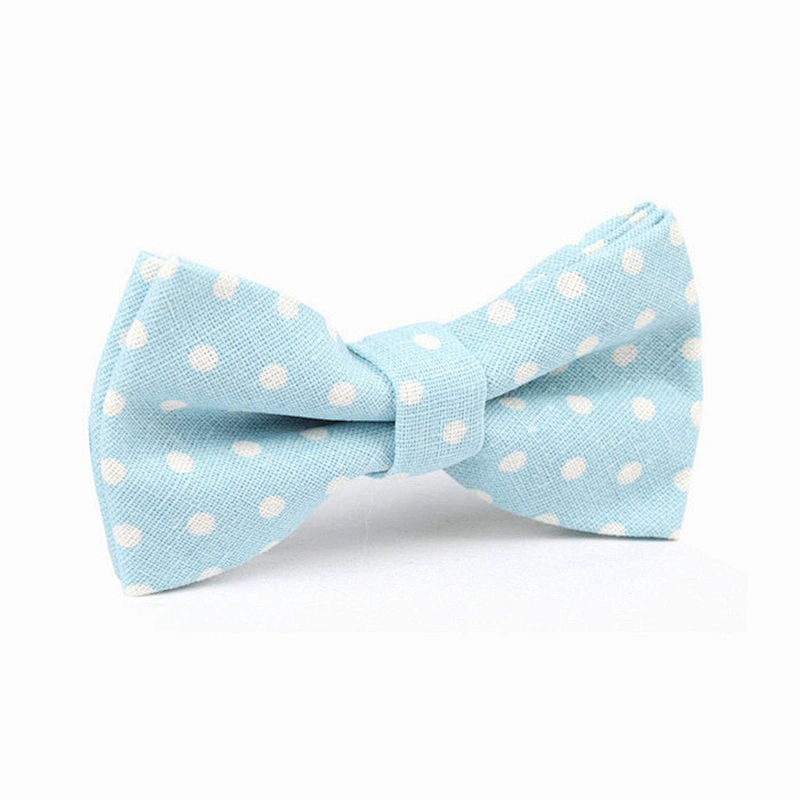 unique linen solid bowtie for young men