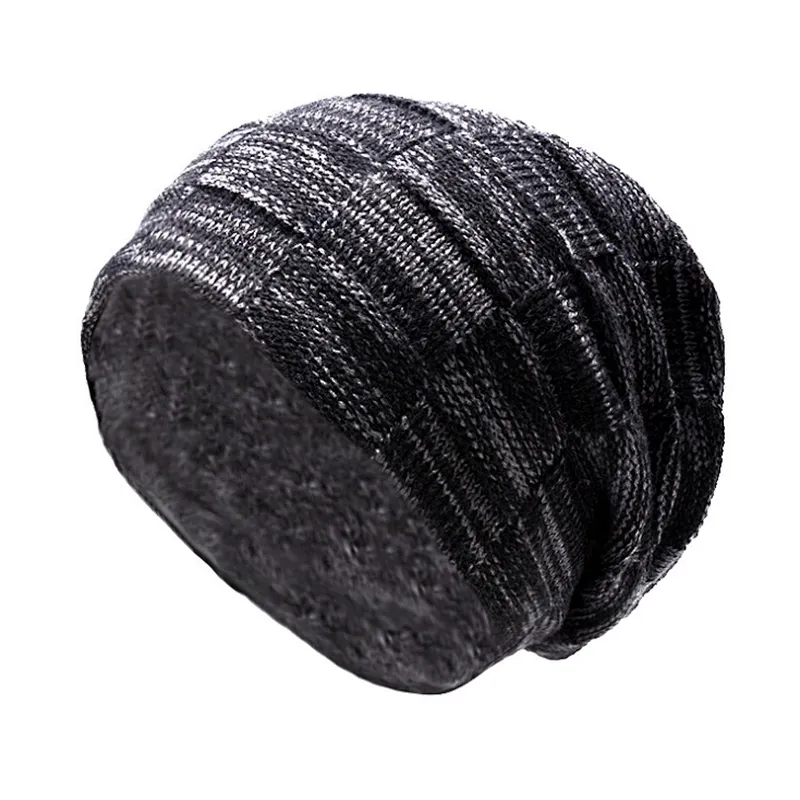High Quality Winter Plain Dyed Custom Beanie Hat 100% Acrylic Warm Knitted Beanie Custom Logo