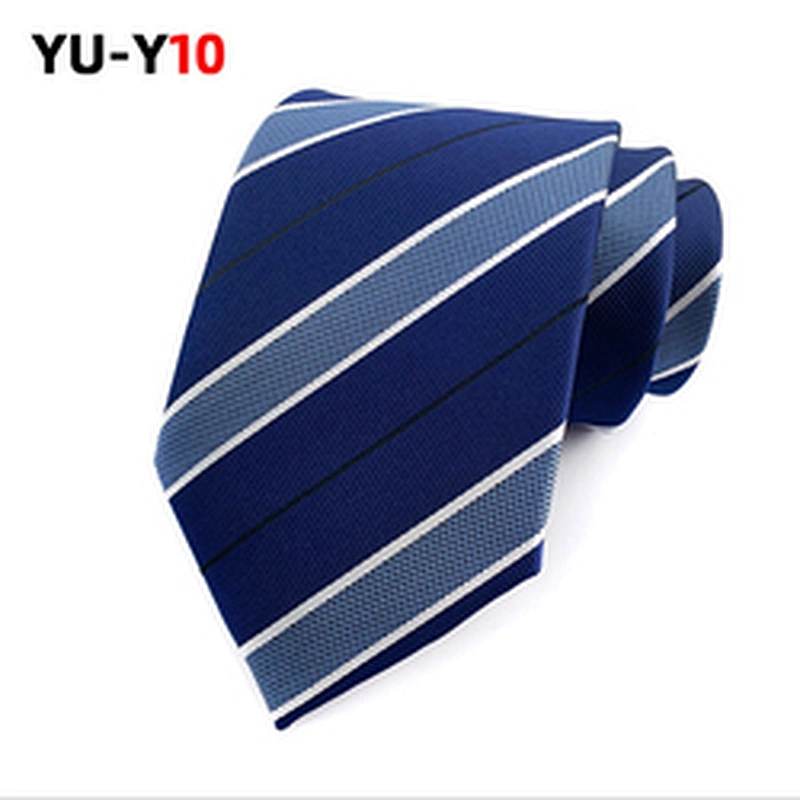 Wholesale classical Stripe Men Ties Custom Necktie Luxury Mens Polyester Ties