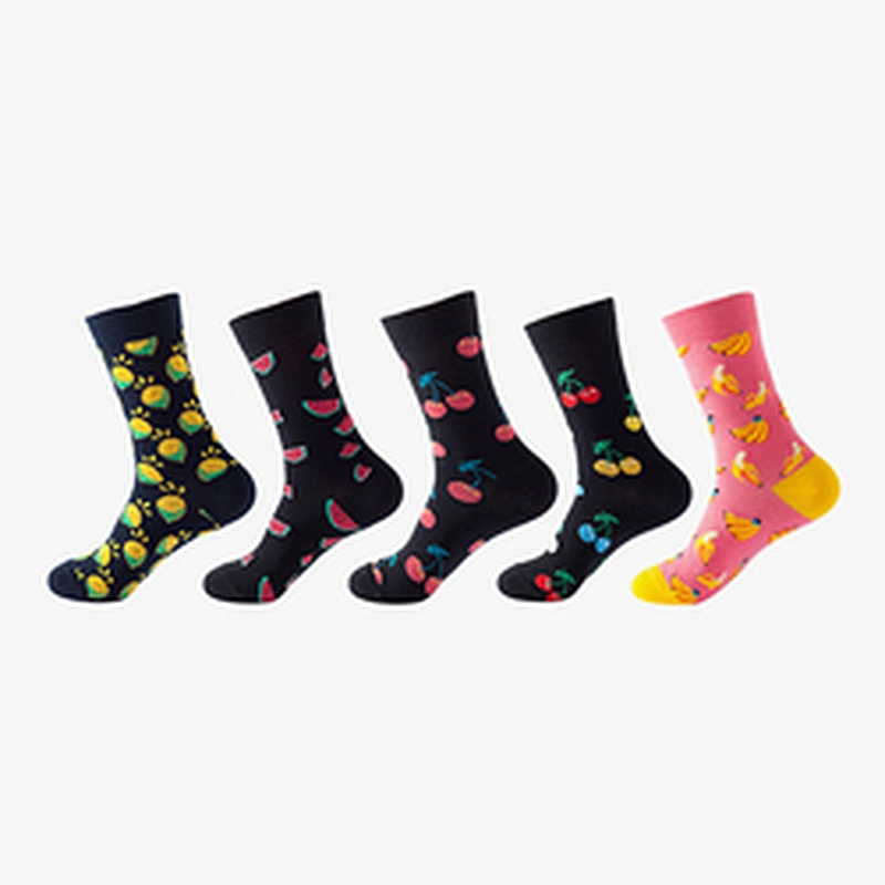 Wholesale 5-pack men and women anime cartoon long socks