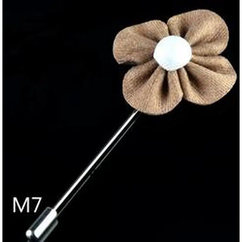 brooch lapel pin custom luxury groom boutonniere wedding wholesale flower lapel pins mens suit
