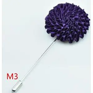 Designer flower brooch lapel pin Luxury groomsman corsage flower Custom lapel pins for suit men