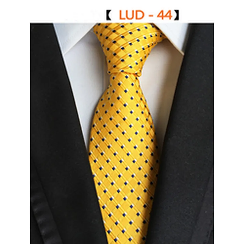Wholesale Gravata Masculina Fashion Neck Ties For Men Casual Grid Silk Necktie Set Gift Box