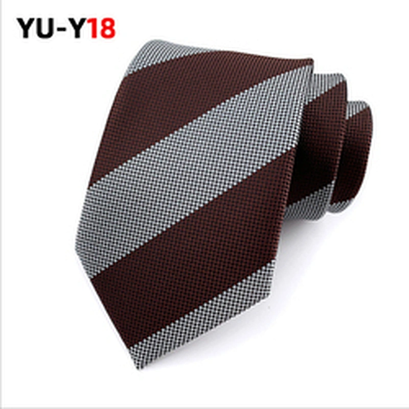 Wholesale Corbatas Hombres Classical Stripe Mens Ties Silk Box Set Custom Luxury Necktie Set Gift Box
