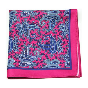 BEST SELLER Colorful Pocket Square Fancy Handkerchiefs for Father and Son 100% Silk Men Custom Logo Printed