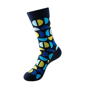 wholesale geometric pattern fashion socks Amazon hot sale socks men and women personality trend socks cotton stockings